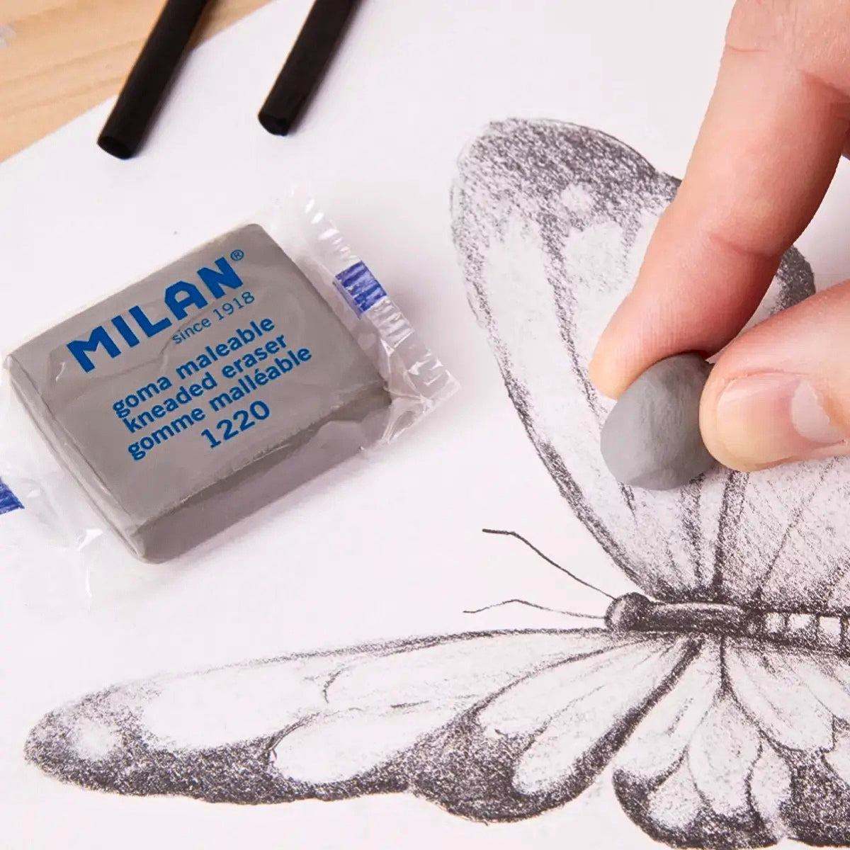 Milan Box Of 12 Kneadable Erasers 1220