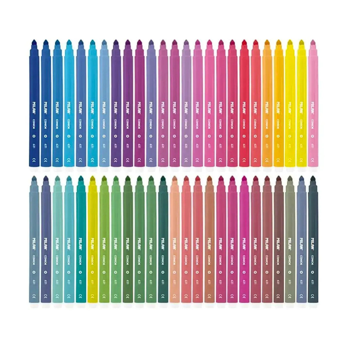Milan Conical Tip Fibrepens (Case Of 50)