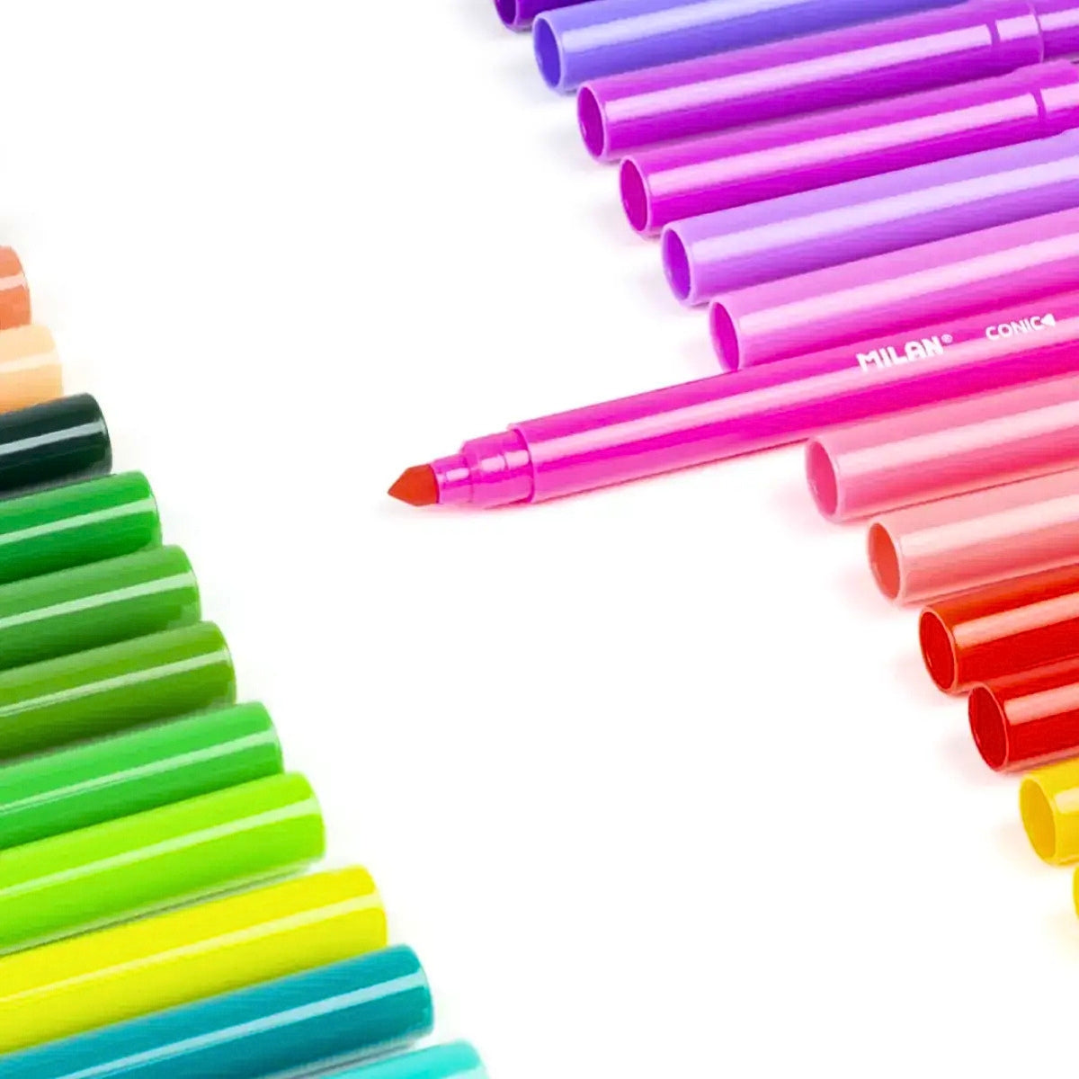 Milan Conical Tip Fibrepens Set – (Box Of 18)