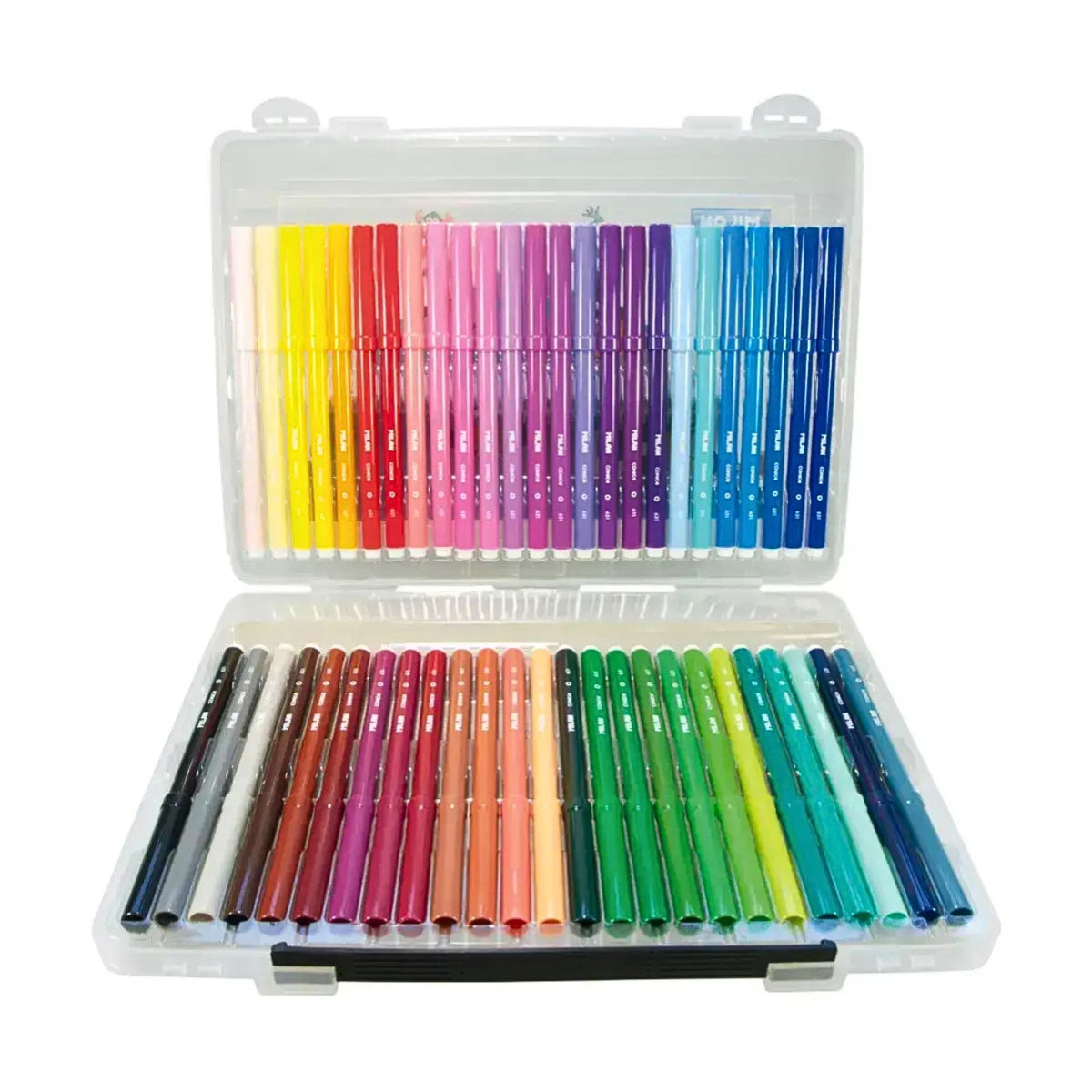 Milan Conical Tip Fibrepens (Set of 50 Colours)