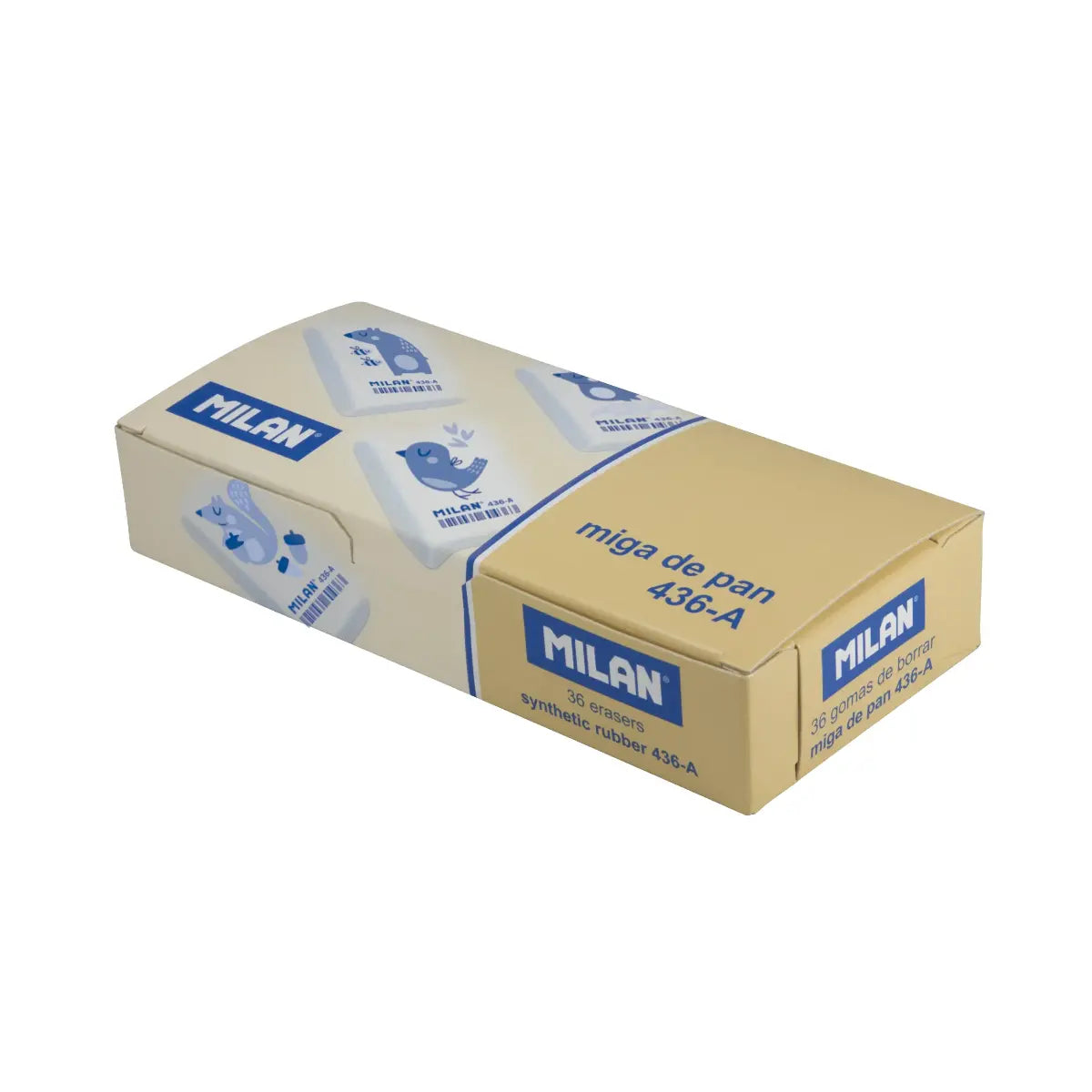 Milan Cute Animal Design Eraser 436A – (Box of 36)