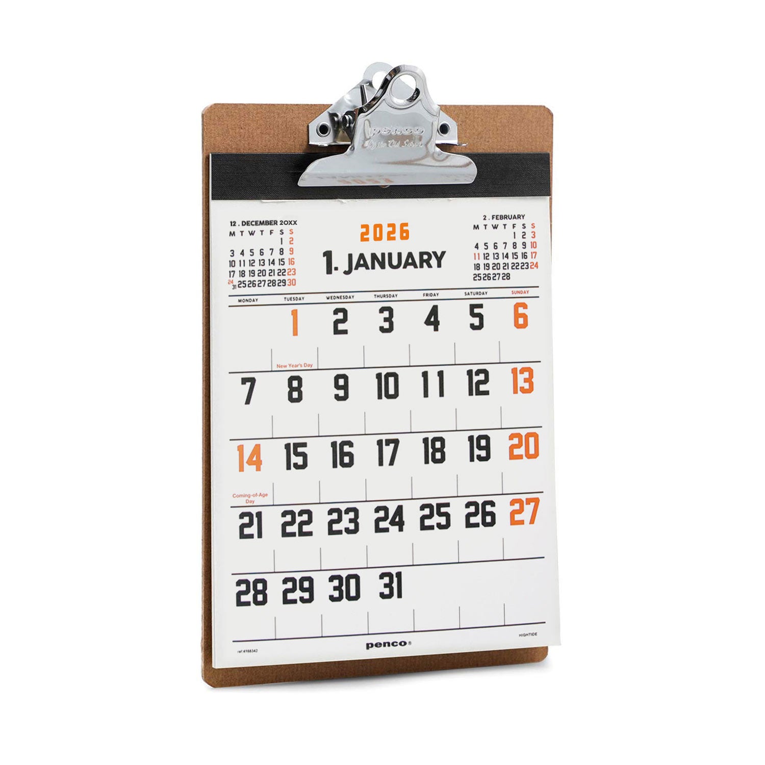 Hightide 2026 Wall Calendar [A5 / A4]
