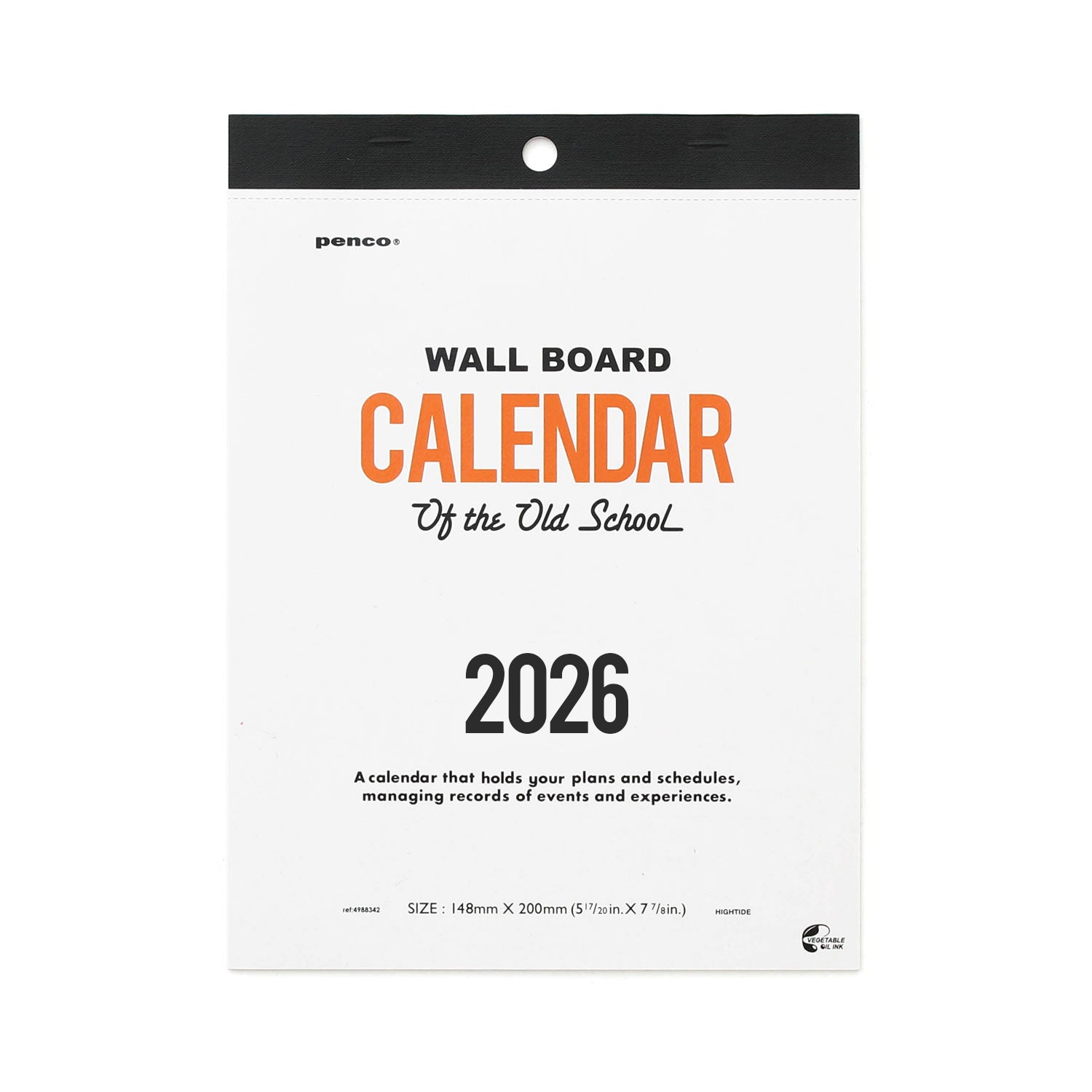 Hightide 2026 Wall Calendar [A5 / A4]