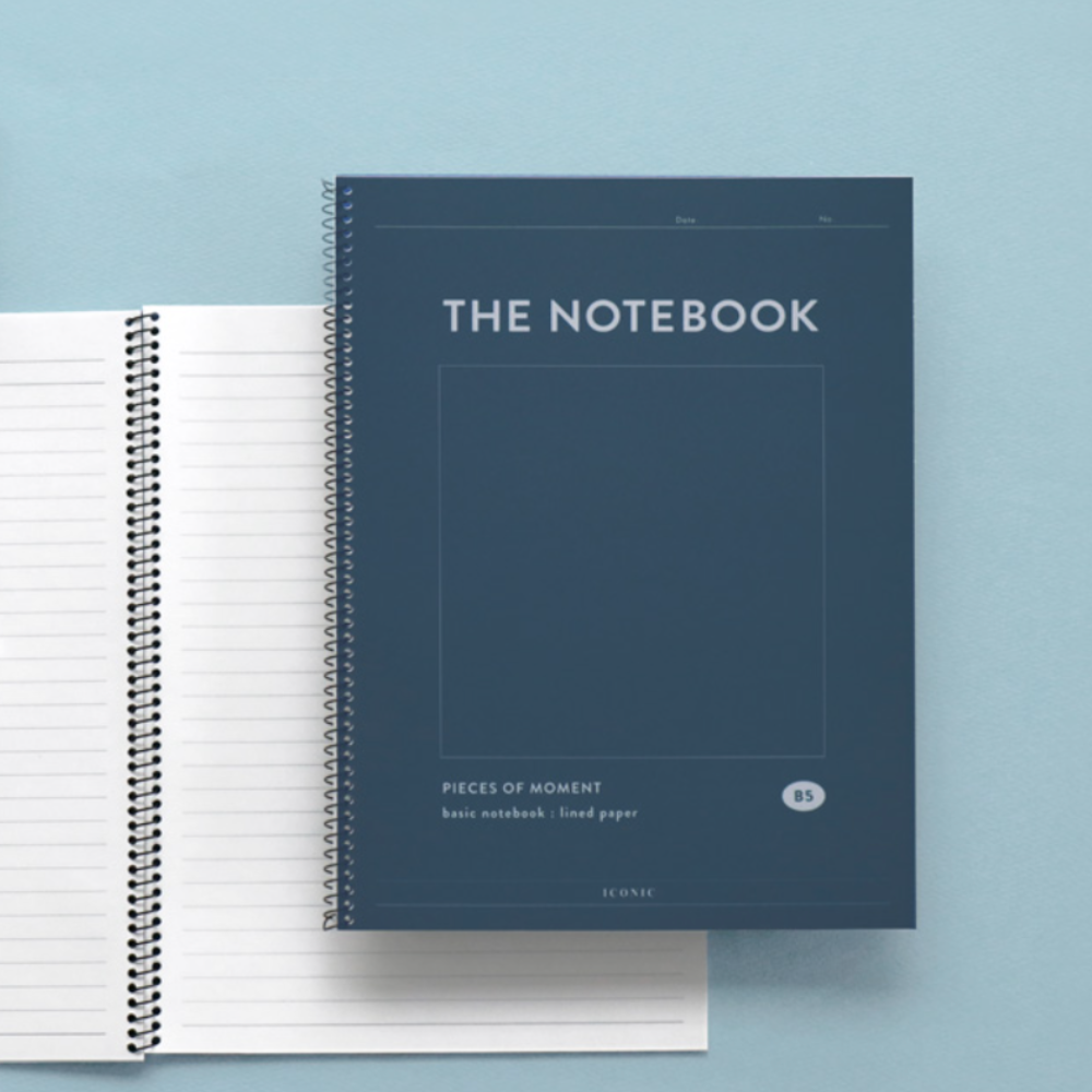 Iconic Basic Lined Notebook Semi-B5 – 26 Sheets