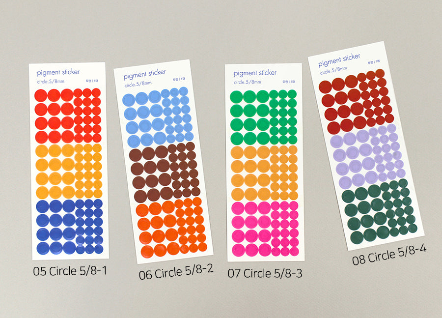 Paperian Pigment Sticker Transparent (Various Designs)