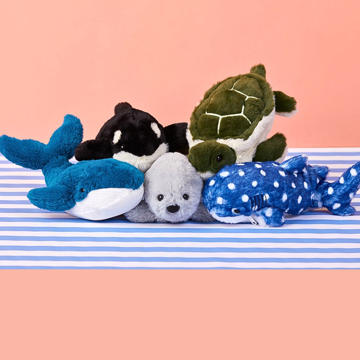 KING JIM Pouzoo Sea Creature Animal Cushion Pouch