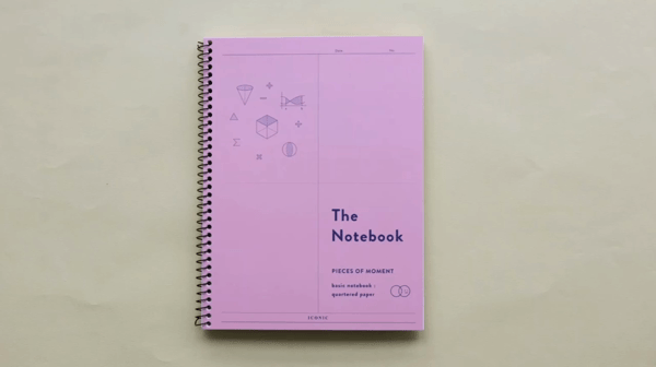 Iconic Basic Notebook [Quartered Paper]