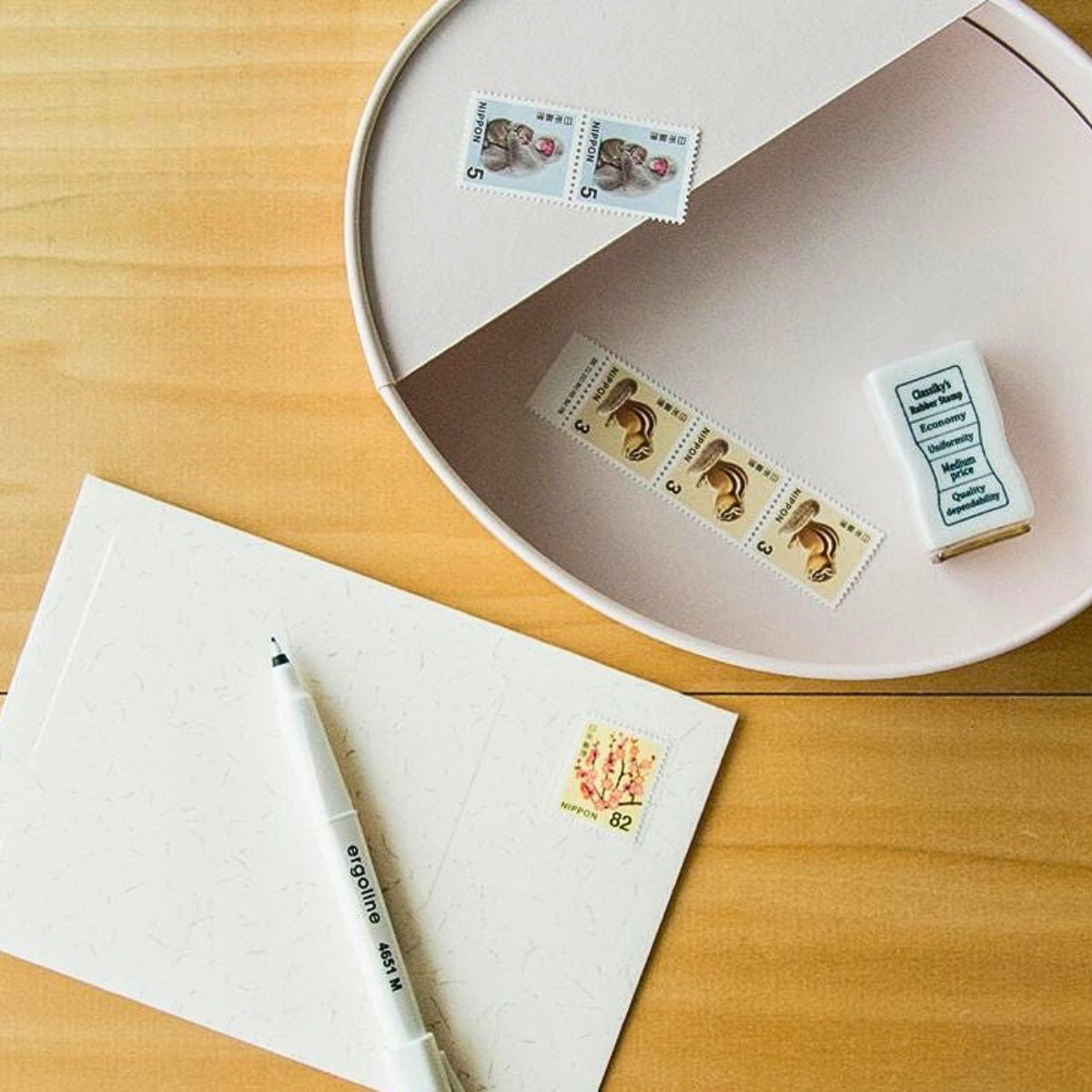 Sikigu Emboss Envelope Set (Pack of 3)