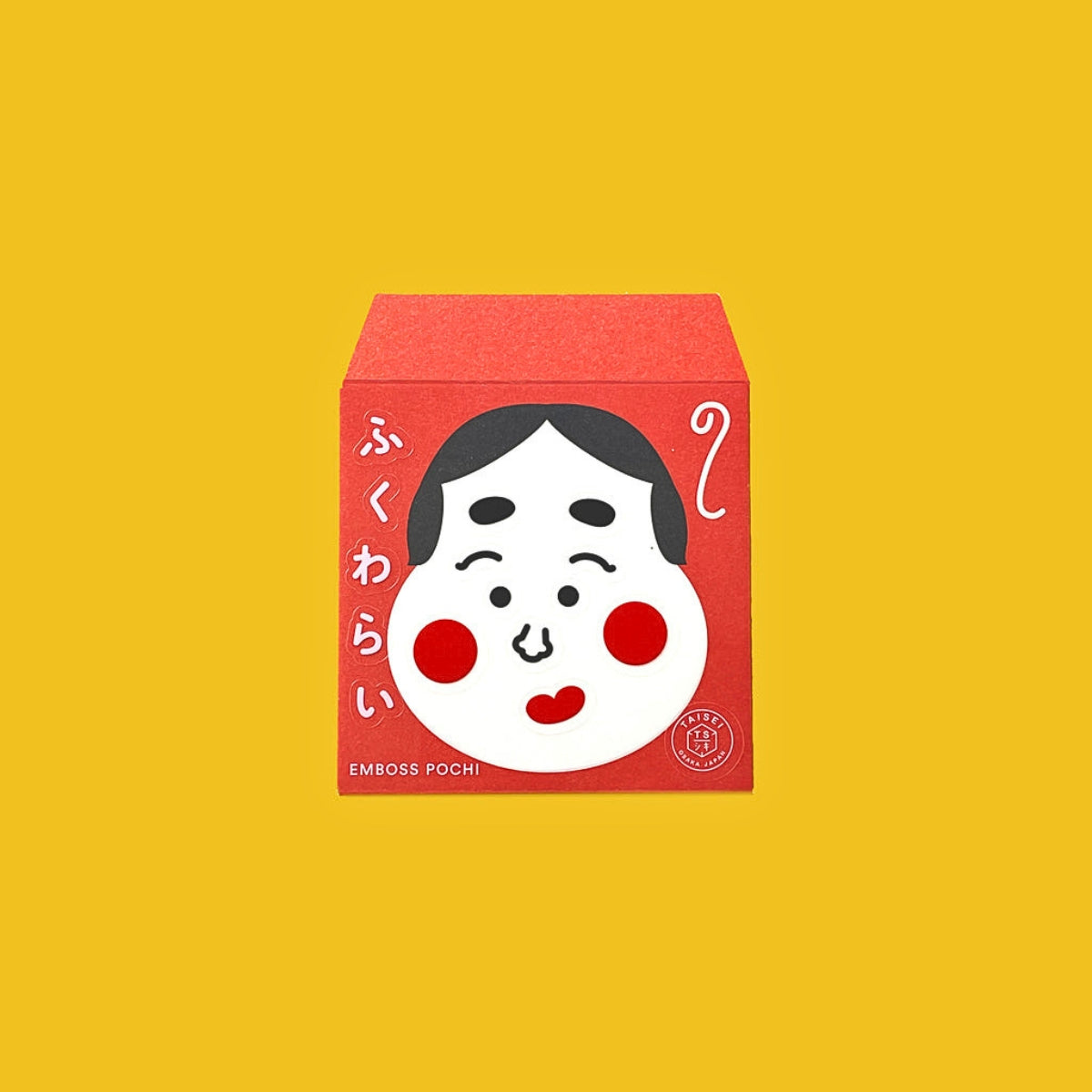 Sikigu Emboss Pochi Fukuwarai Gift Envelope with Sticker
