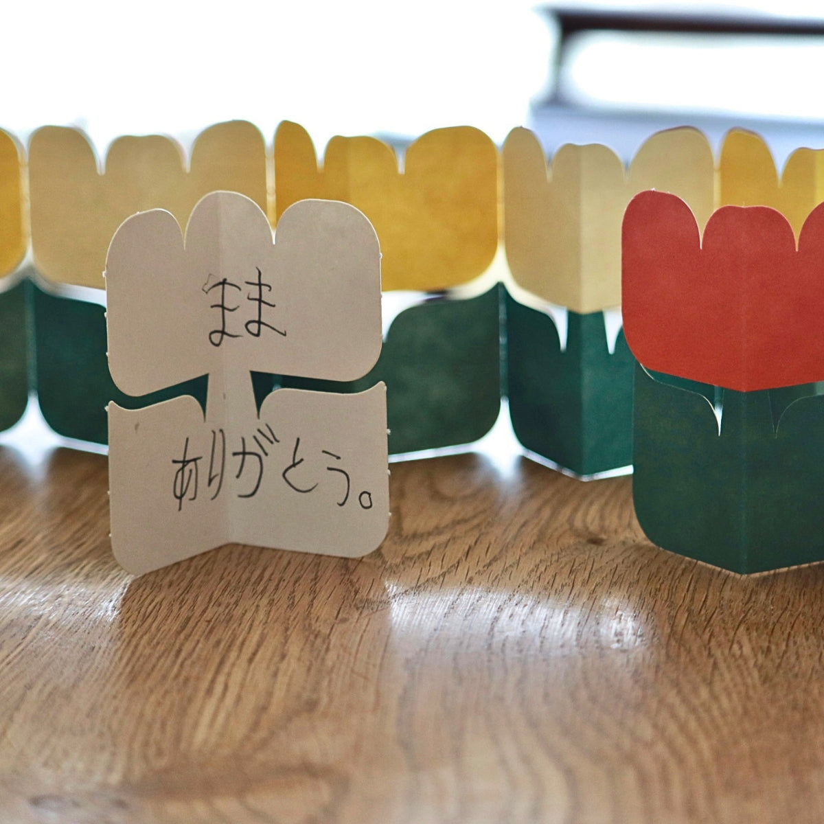 Sikigu Fold-Up Tulip Message Cards [Set of 5]