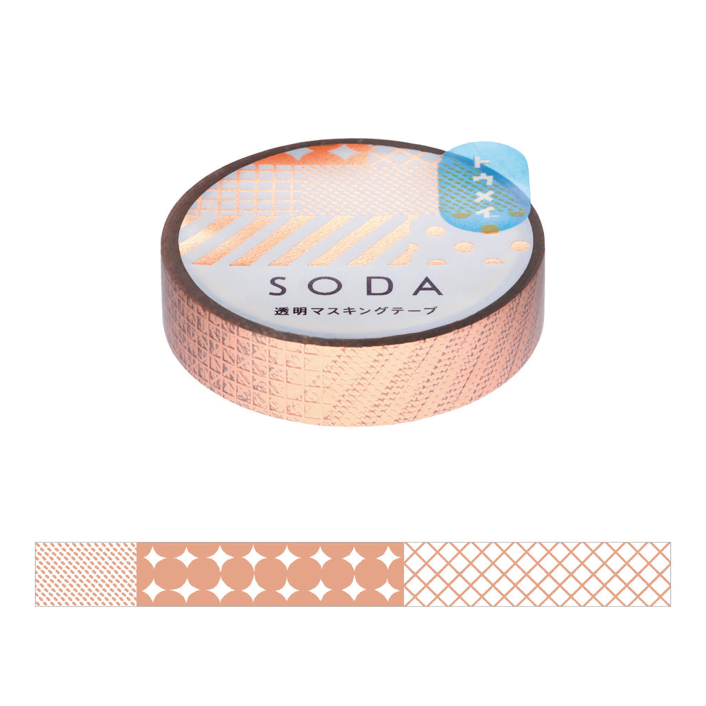 KING JIM SODA Foil Masking Tape (10mm)
