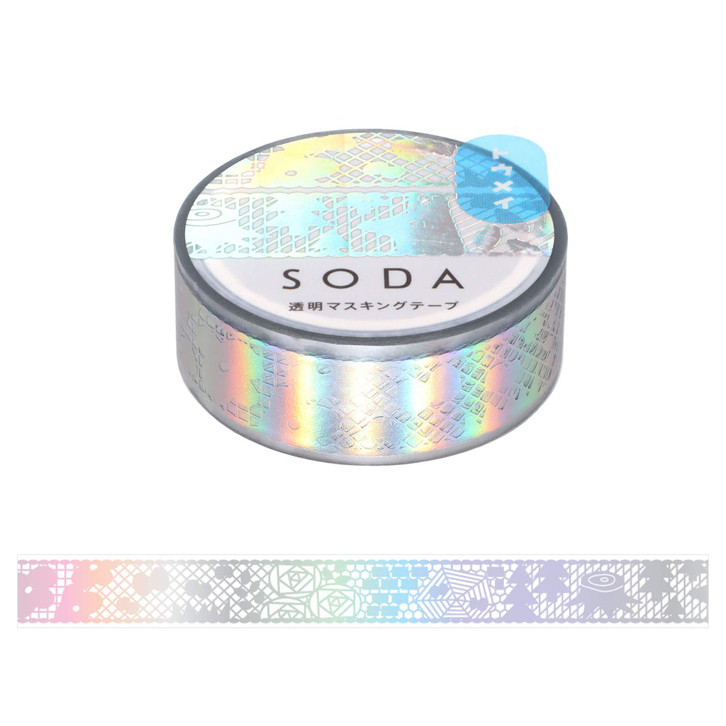 KING JIM SODA Foil Masking Tape (15mm)