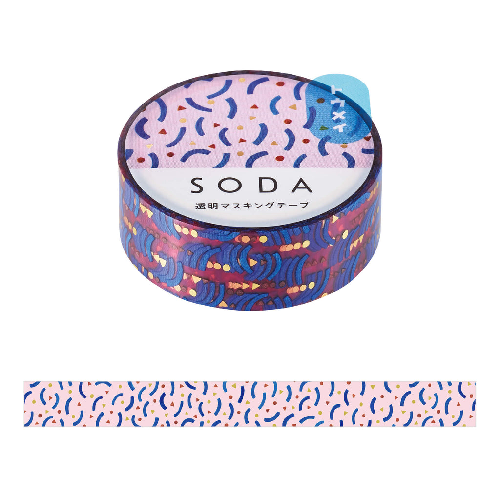 KING JIM SODA Foil Masking Tape (15mm)