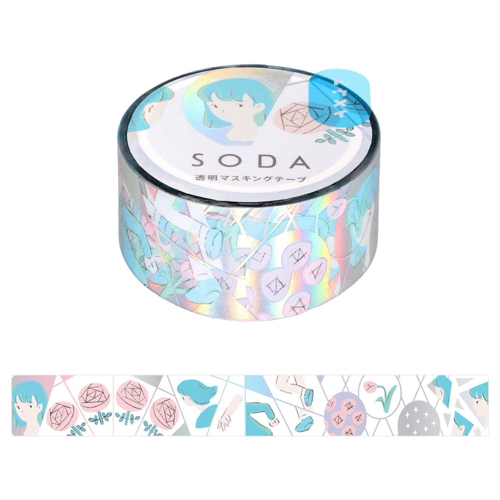 KING JIM SODA Foil Masking Tape (20mm)