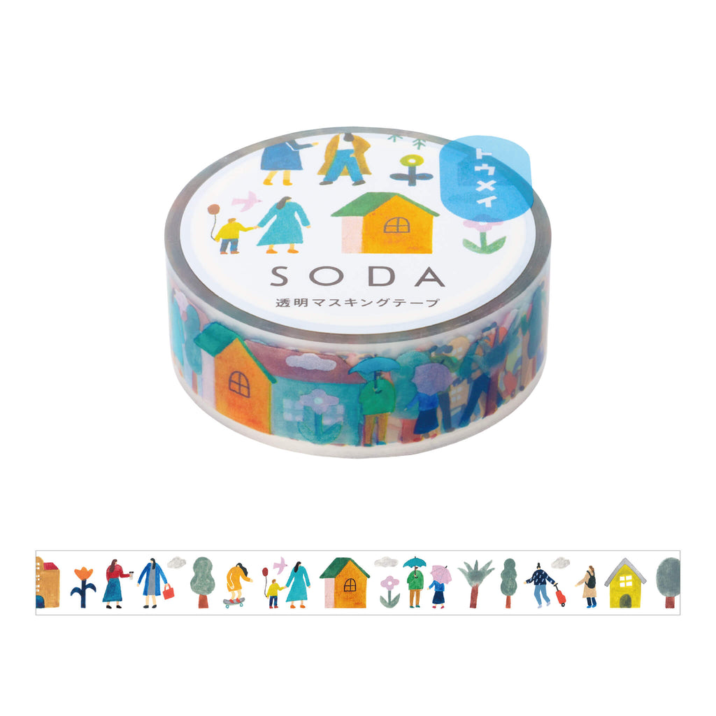 KING JIM SODA Film Masking Tape (15mm)