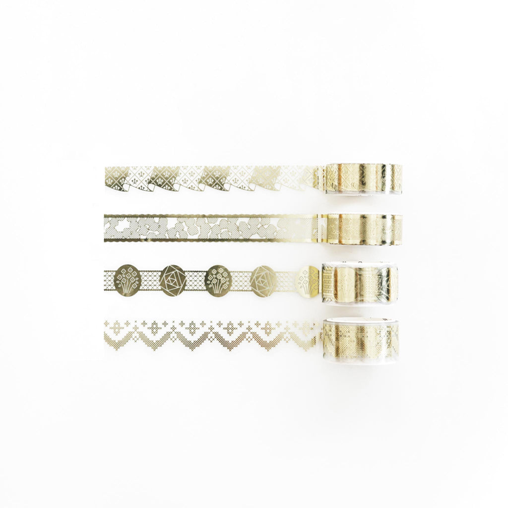 KING JIM SODA Foil & Die-Cut Masking Tape (15mm)