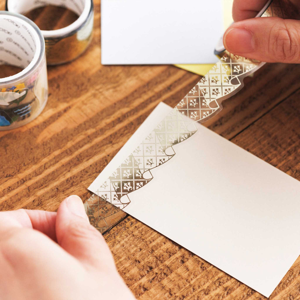 KING JIM SODA Foil & Die-Cut Masking Tape (15mm)