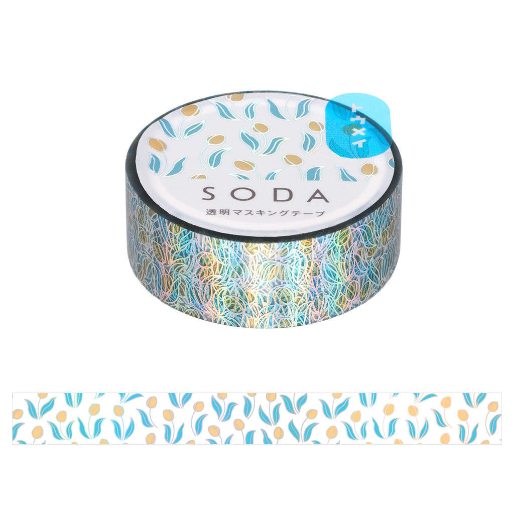 KING JIM SODA Foil Masking Tape (15mm)
