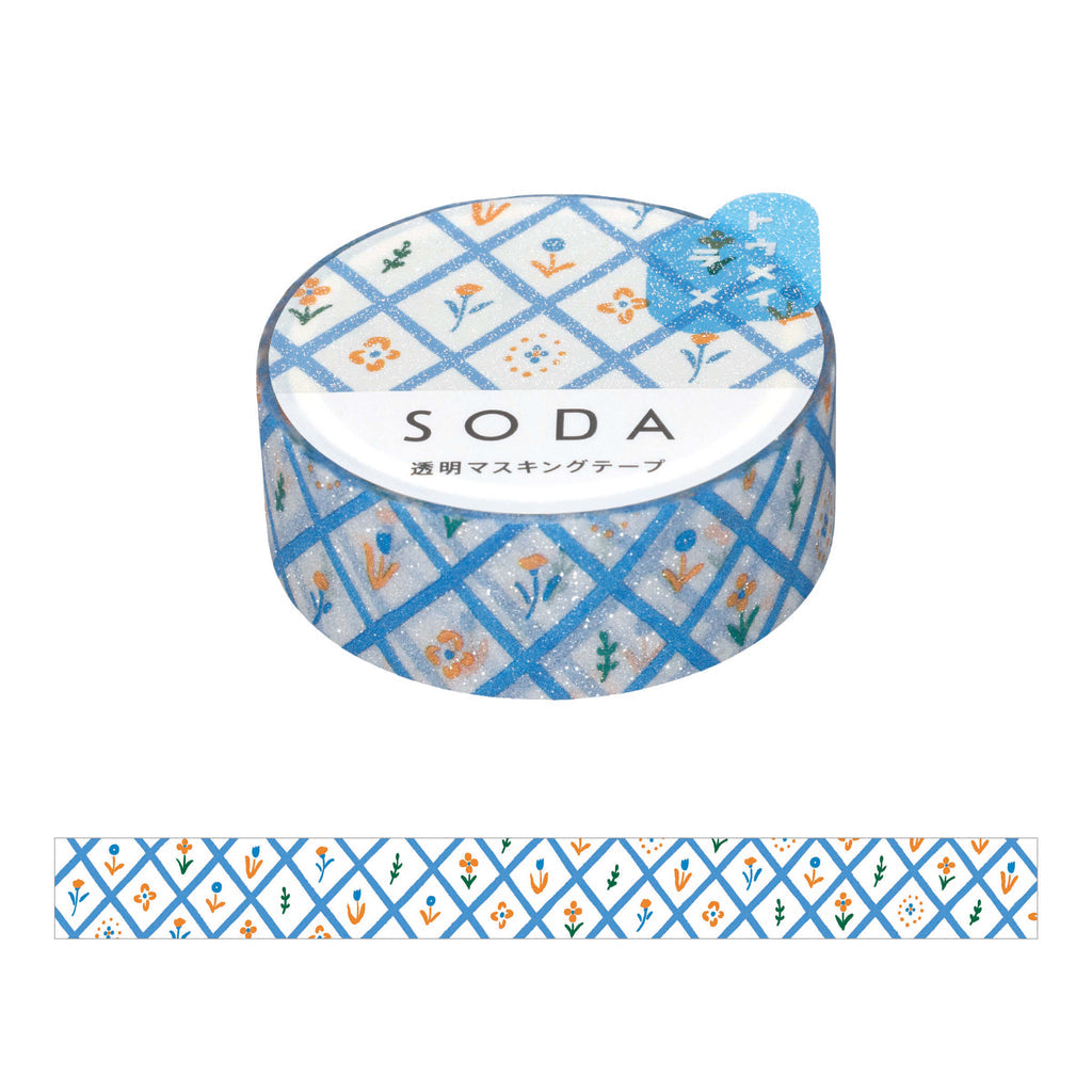 KING JIM SODA Glitter Masking Tape - (15mm)