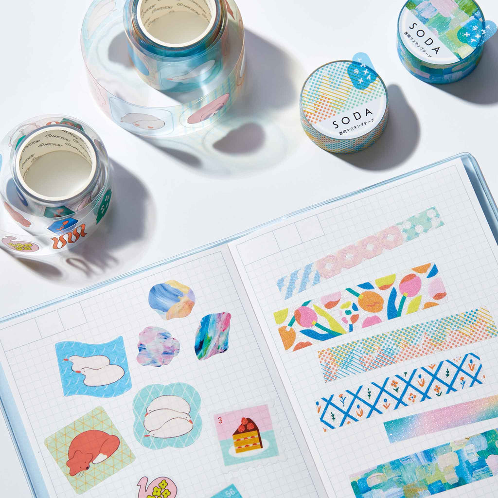 KING JIM SODA Glitter Masking Tape (20mm)