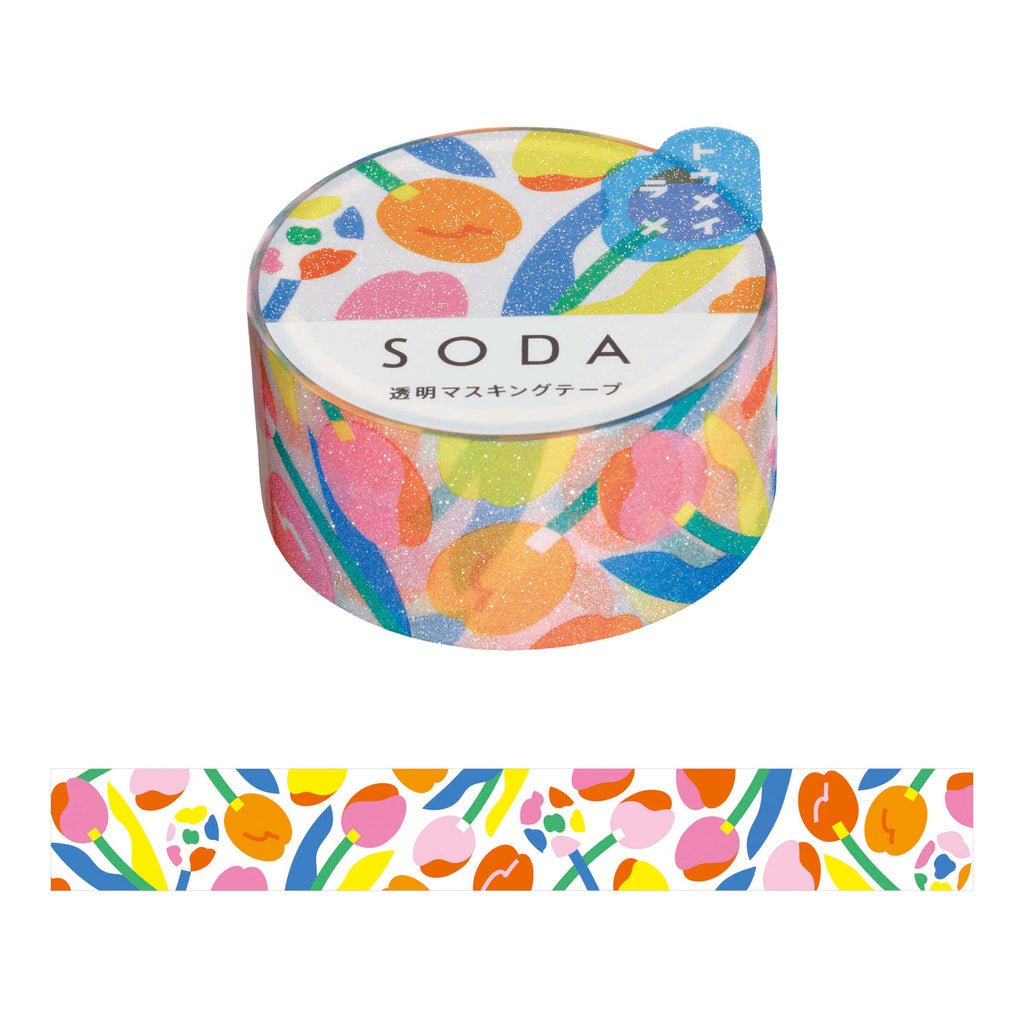 KING JIM SODA Glitter Masking Tape (20mm)