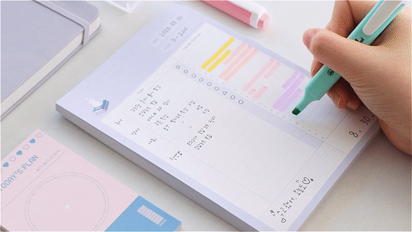 Iconic Daily Planner Memo Pad