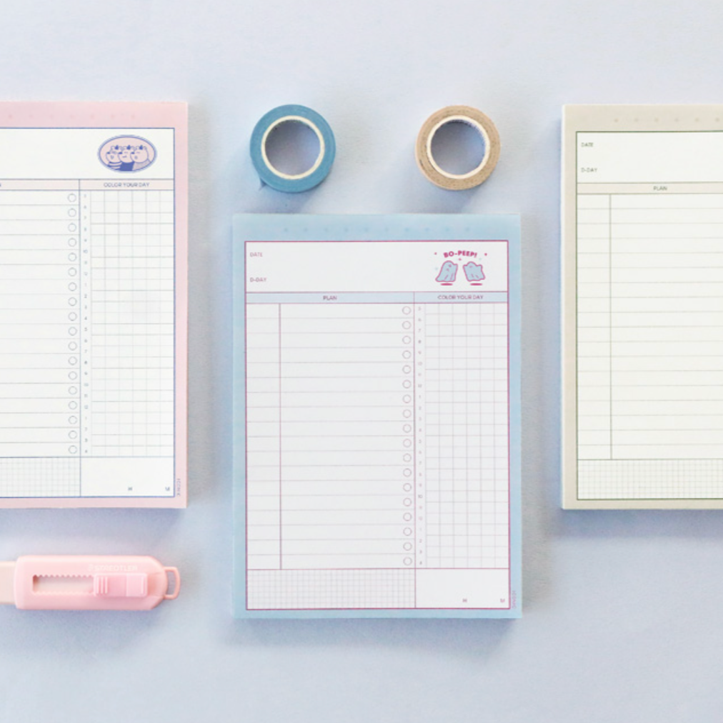 Iconic Daily Planner Memo Pad
