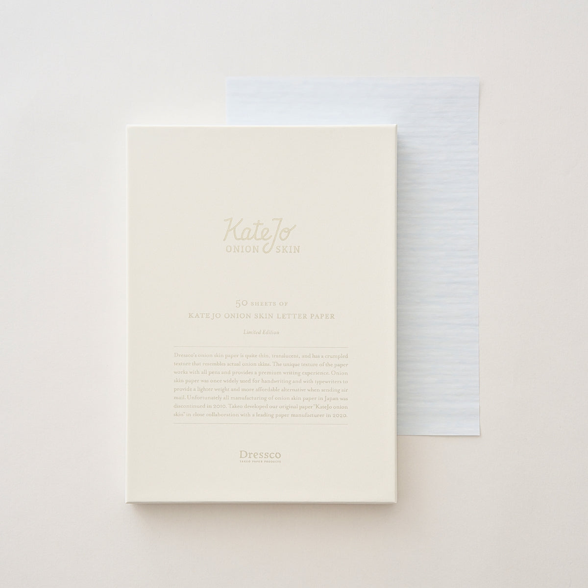 Takeo Dressco Onionskin Letter Paper Box