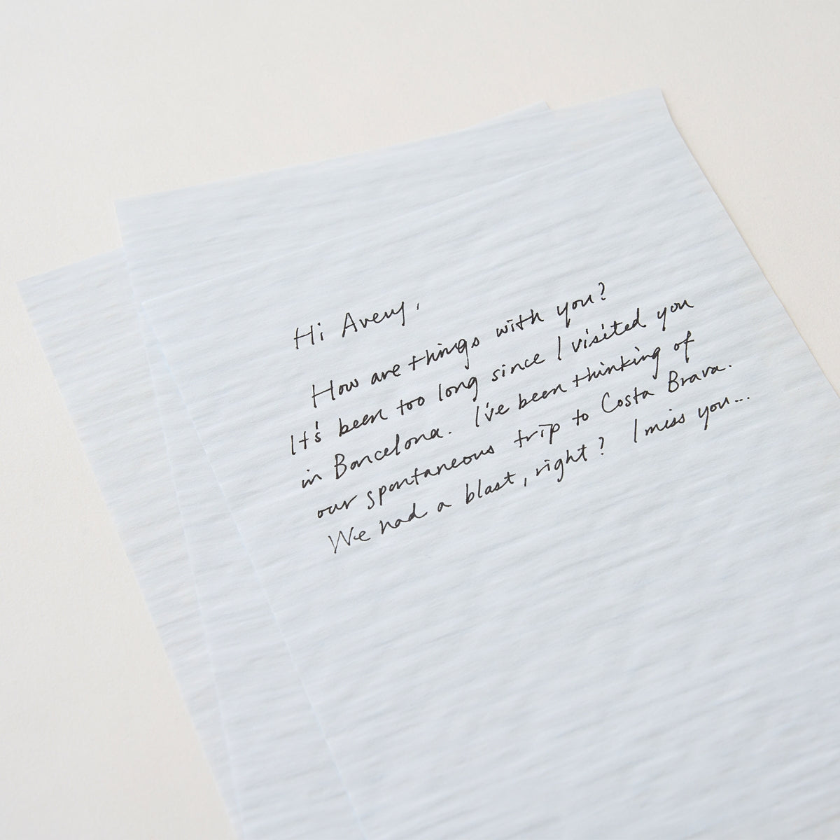 Takeo Dressco Onionskin Letter Paper Box