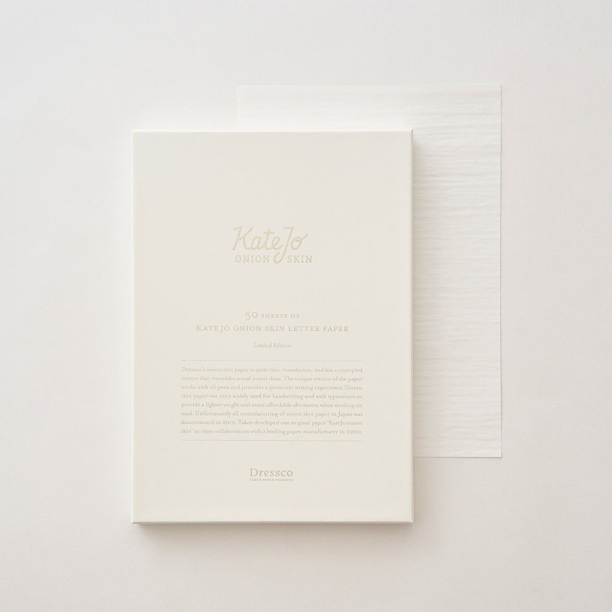 Takeo Dressco Onionskin Letter Paper Box