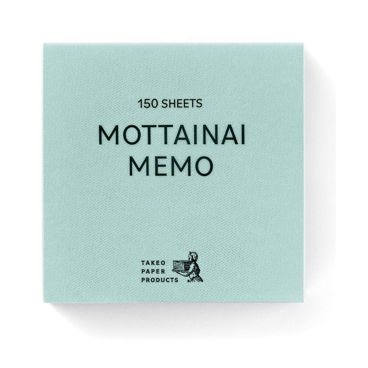 Takeo MOTTAINAI Memo Block