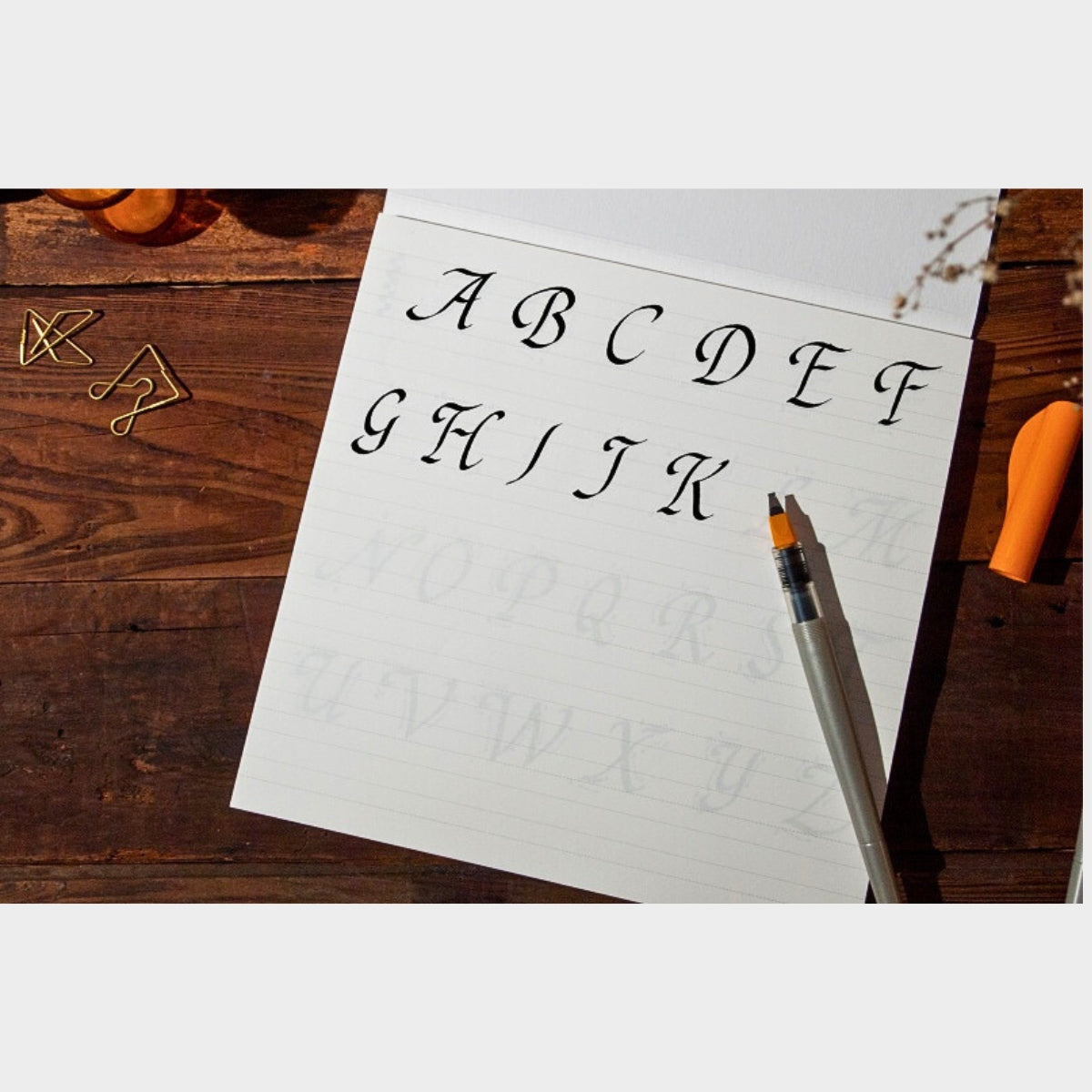 Tools To Live By Calligraphy Practice Notebook — Chancery Cursive