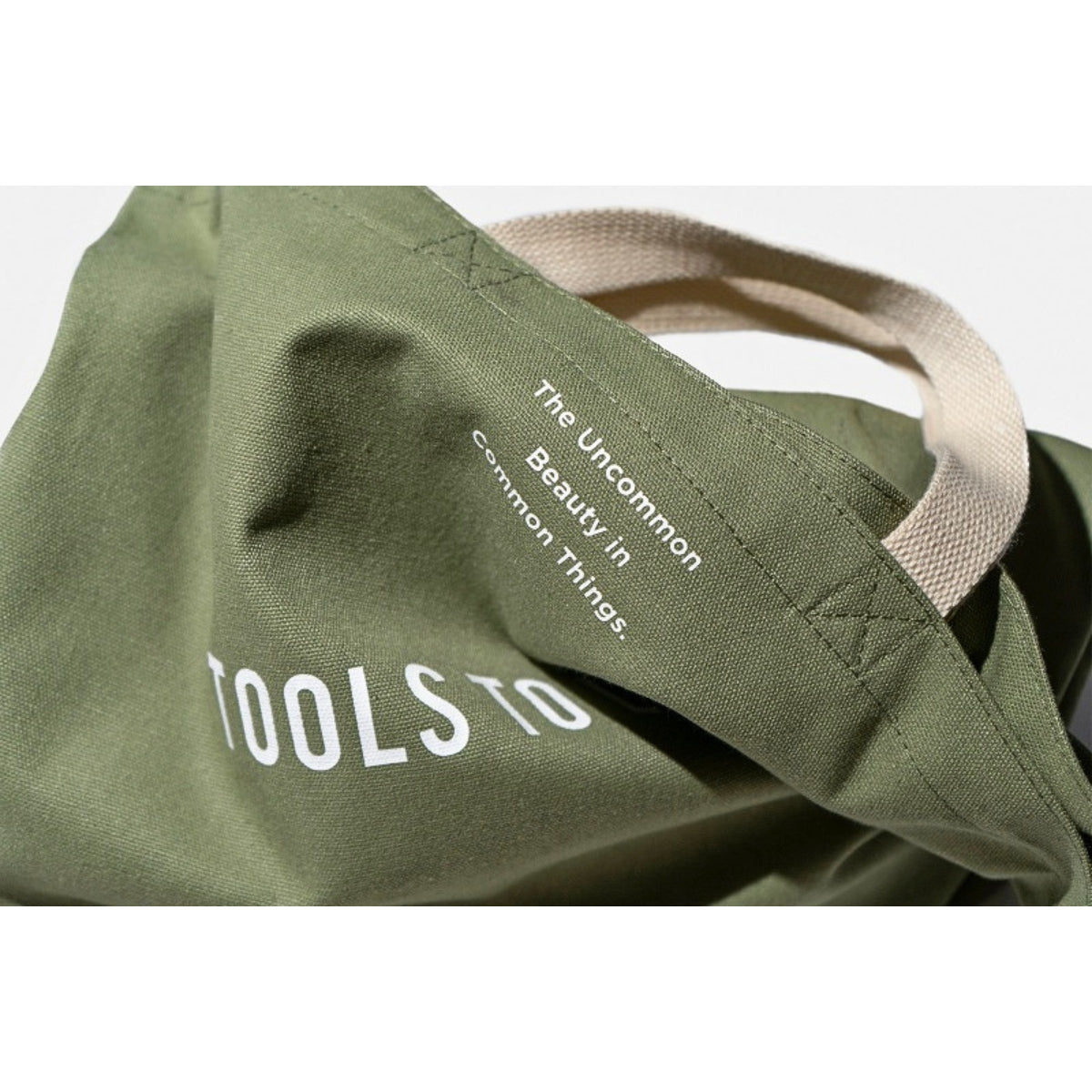 Tools to Live By Large Tote Bag – Green