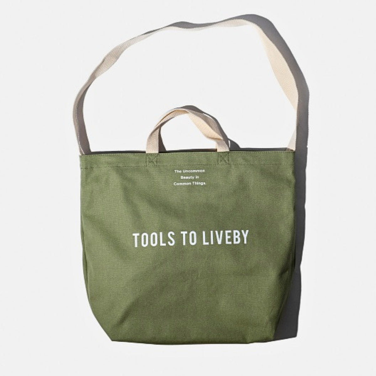 Tools to Live By Large Tote Bag – Green