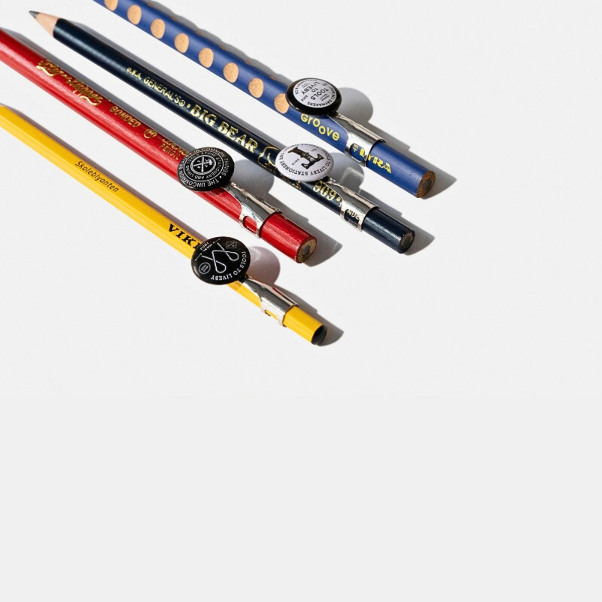 Tools To Live By Pencil Topper Pocket Clip (Set of 5)