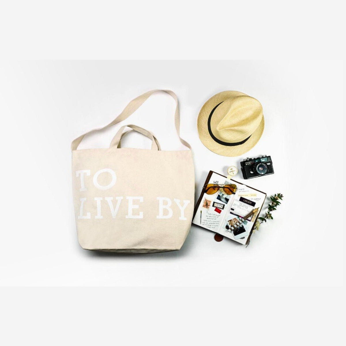 Tools To Live By Tote Bag [Biege]