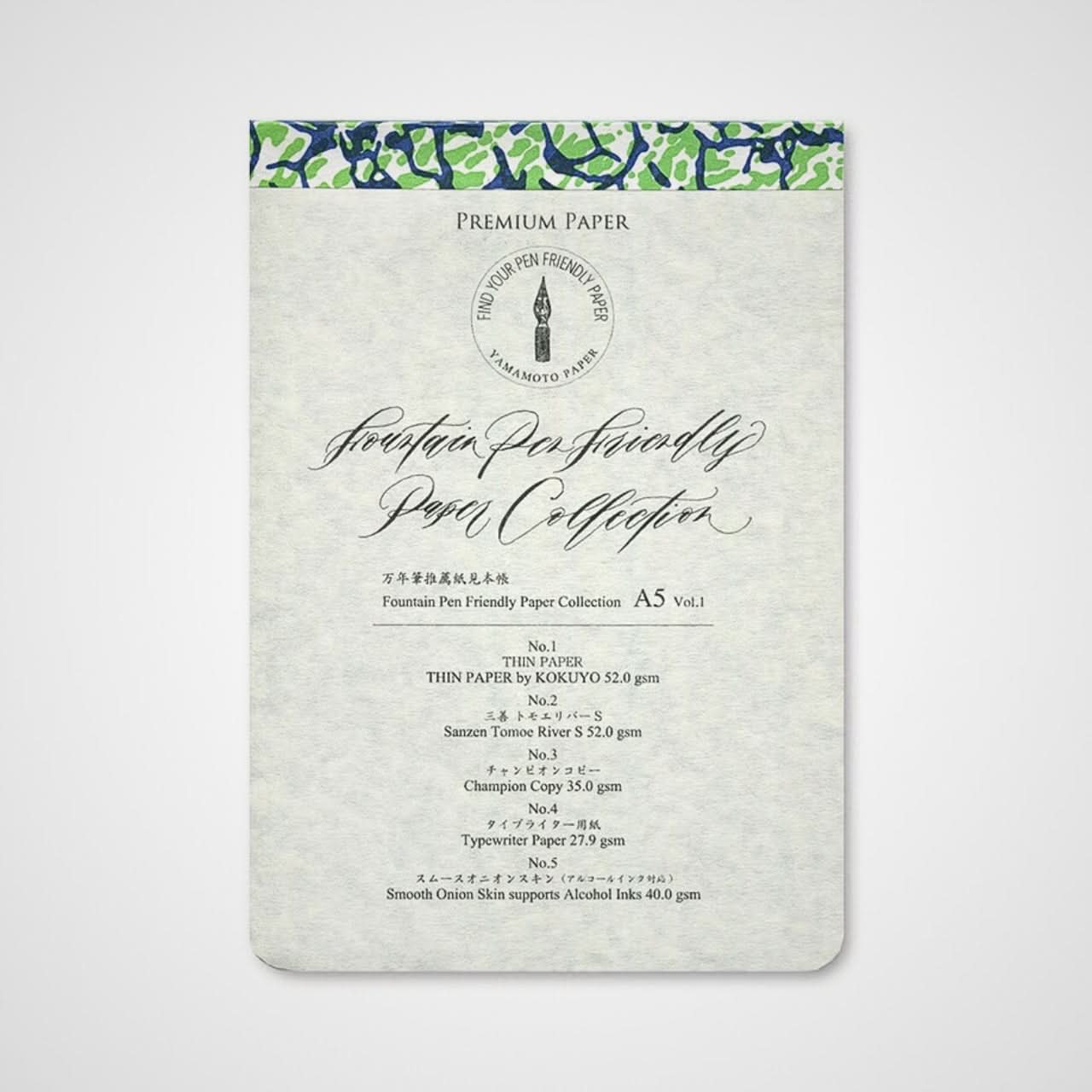 Yamamoto Paper A5 Fountain Pen Paper Collection