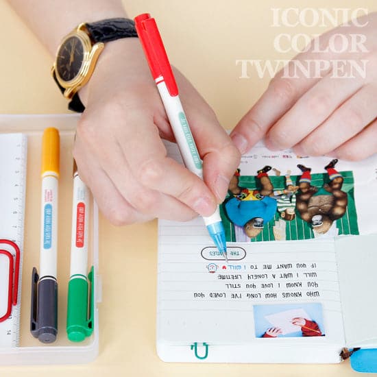 Iconic Colour Twin Pen Set