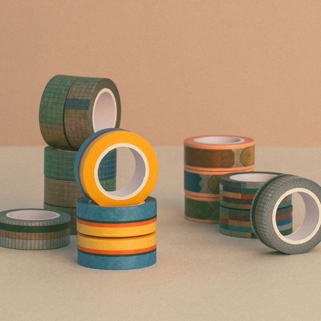 Livework Life & Pieces Paper Tape - 15mm - Half-Circle