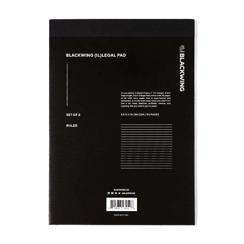 Blackwing Illegal Pad [Set of 2]