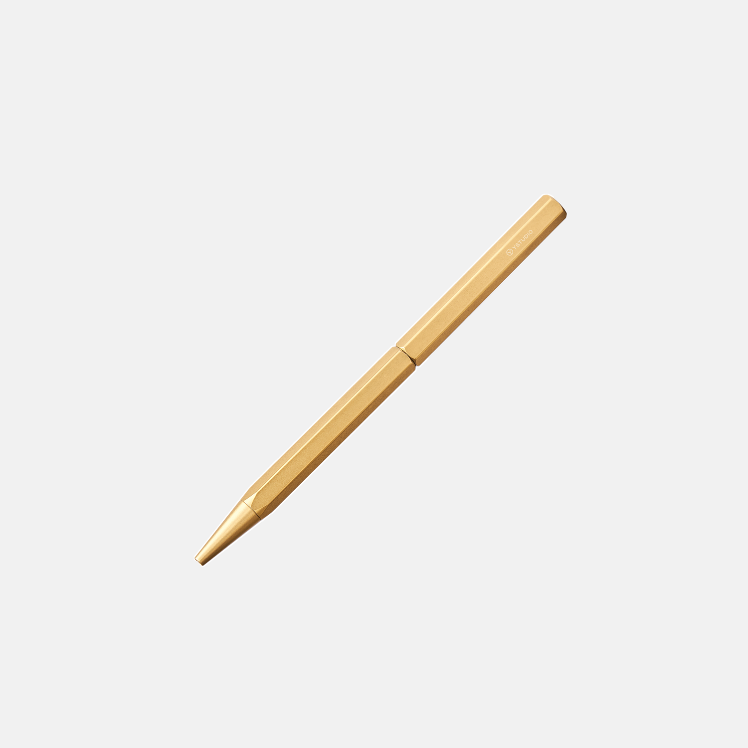 YSTUDIO Brass Ballpoint Pen [Twist Mechanism]