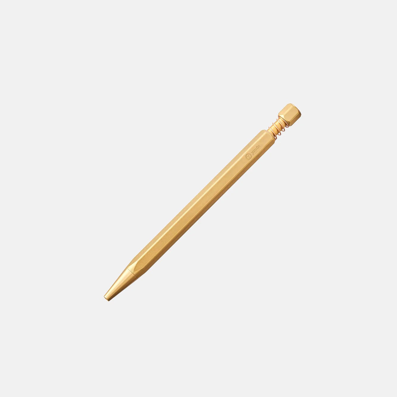 Ystudio Brass Ballpoint Pen [Spring Mechanism]