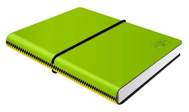 CIAK DUO Medium Notebook -- Green + Yellow