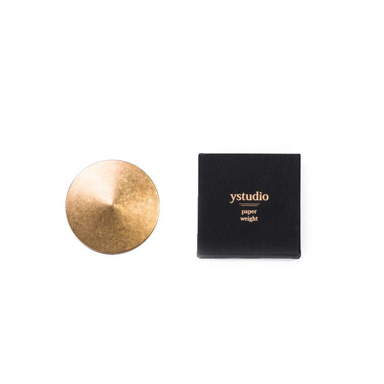 ystudio Paperweight - Brass