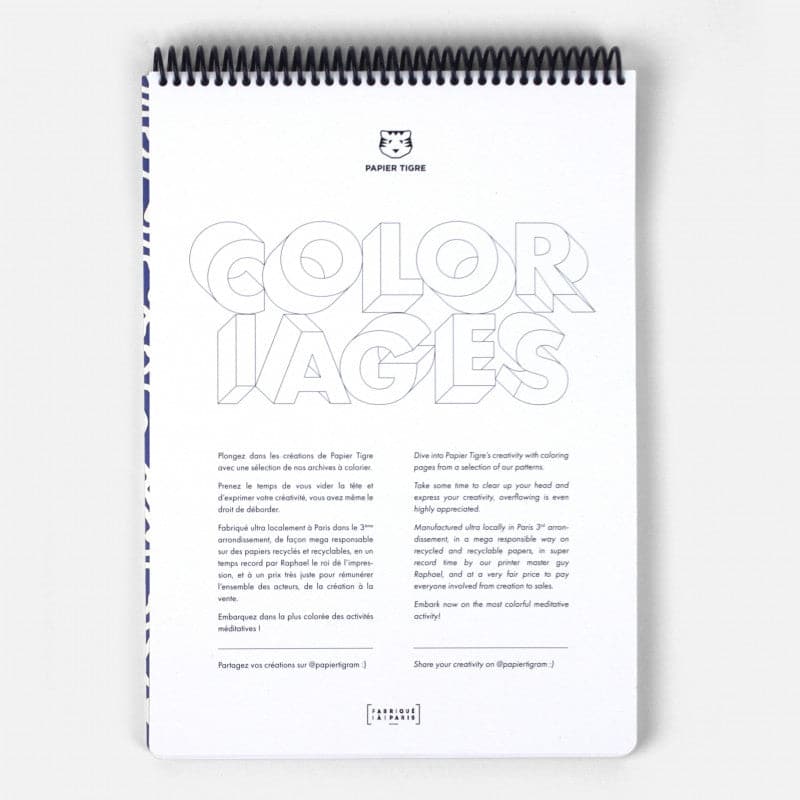 Papier Tigre Colouring Book A4