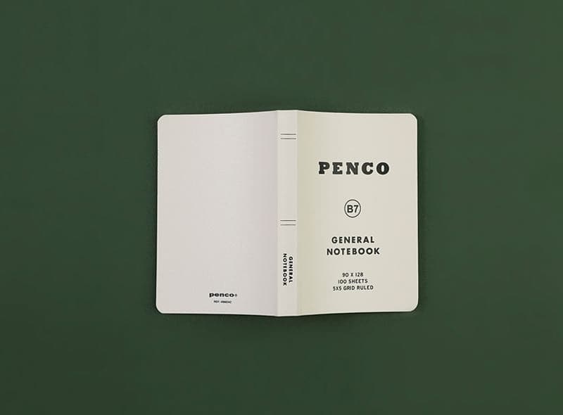 Hightide Penco Soft PP Notebook B7 (Grid)