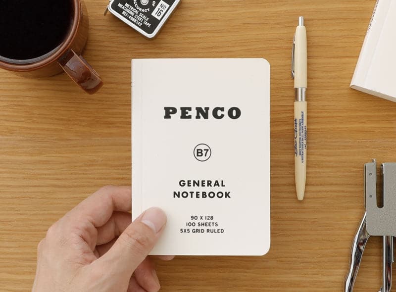 Hightide Penco Soft PP Notebook B7 (Grid)