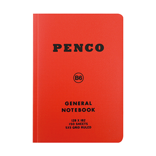 Hightide Penco Soft PP Notebook B6 (Grid)