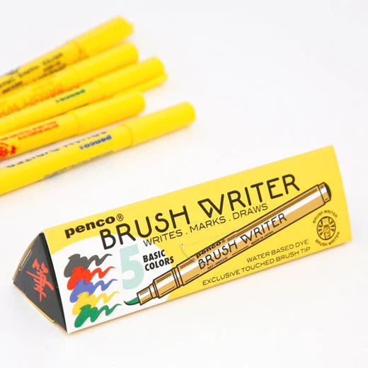 Hightide Penco Brush Writer Brush Pen [5 pack]