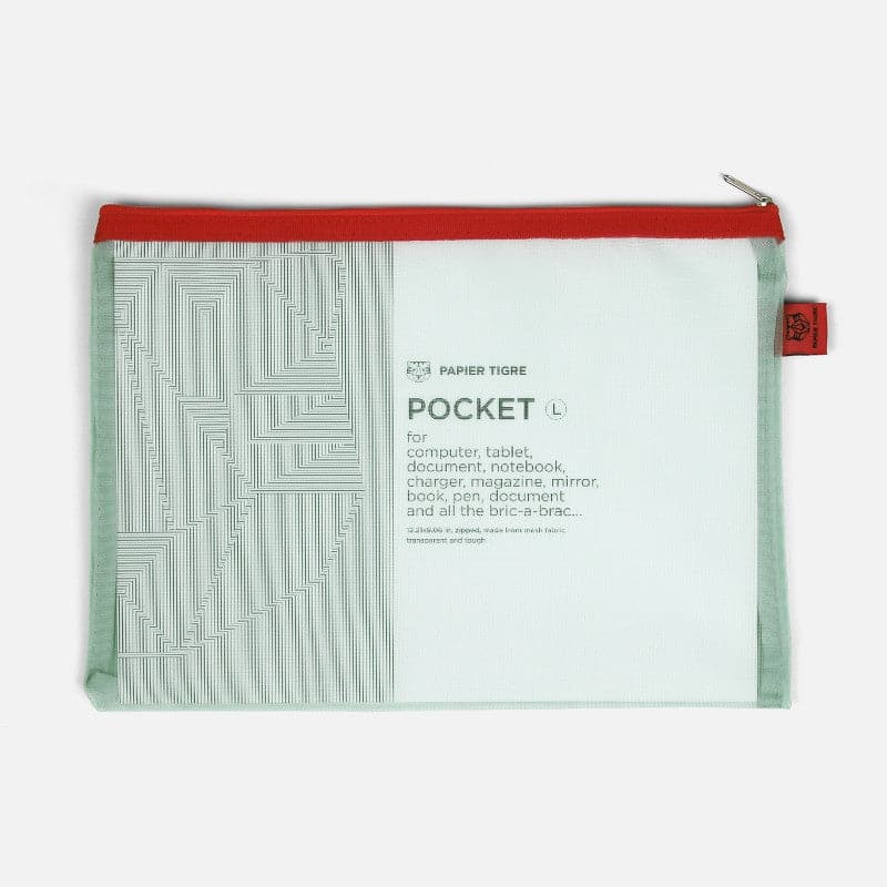 Papier Tigre Mesh Pocket - Large